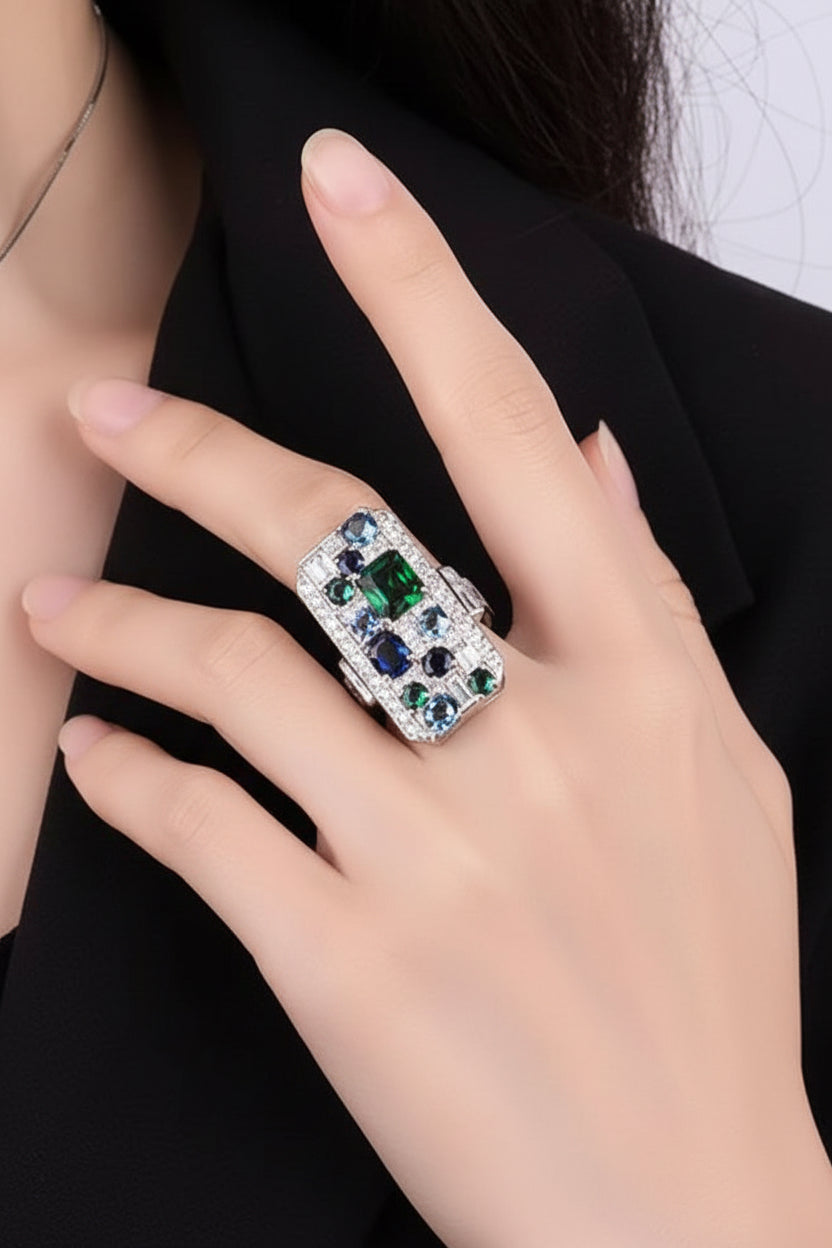 Art Deco Adjustable Ring