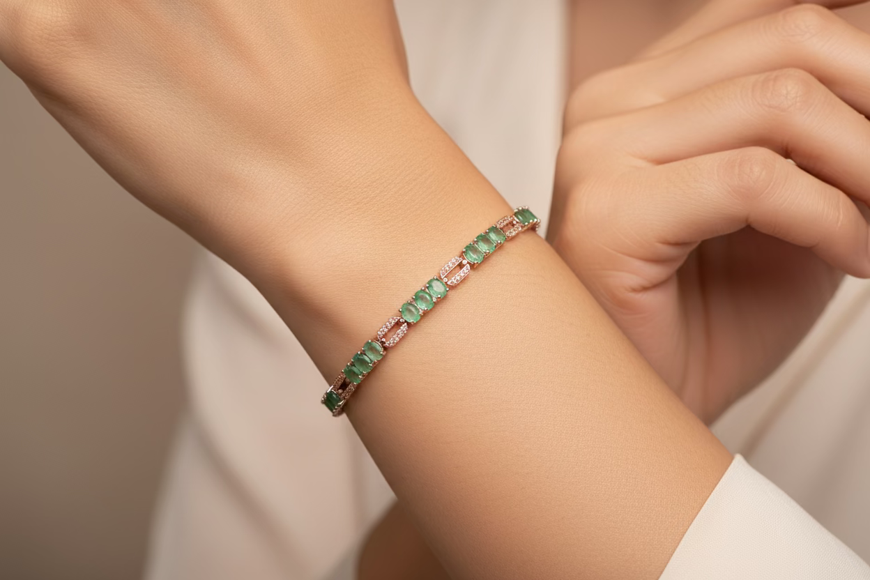 Emeralds bracelet