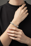 Silver filigree bracelet
