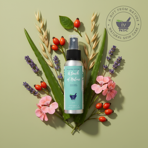 A Touch of Nature Facial Mist — Hero with Real Bottle