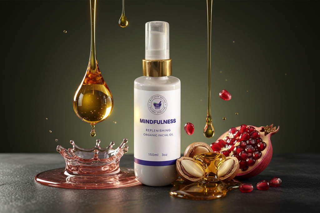 Mindfulness Facial Oil — Richness of Oils Graphic