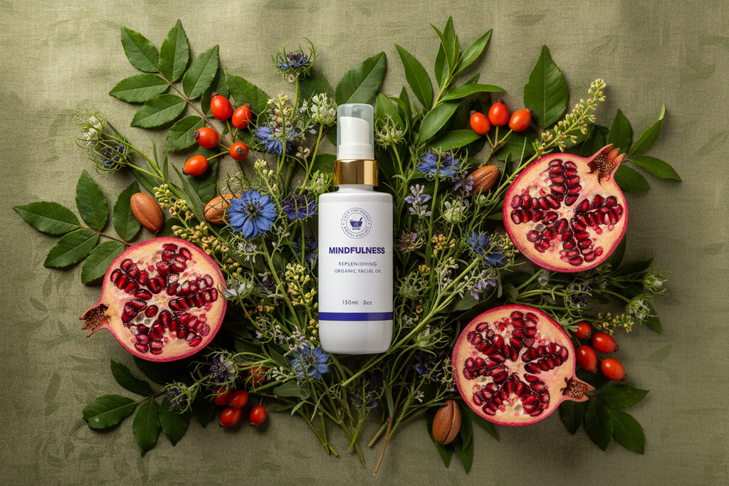 Mindfulness Replenishing Organic Facial Oil Hero Banner