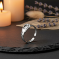Silver Belt Ring